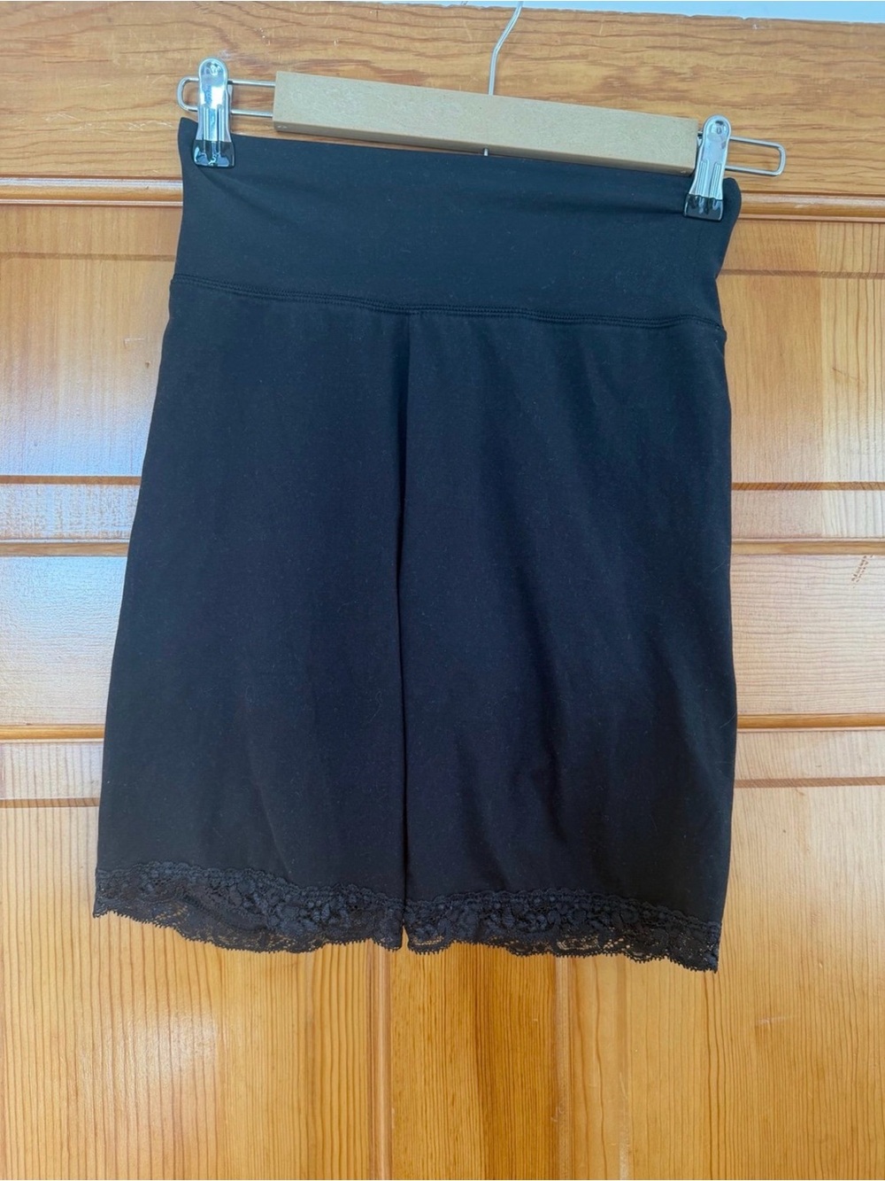 AE biker shorts with lace